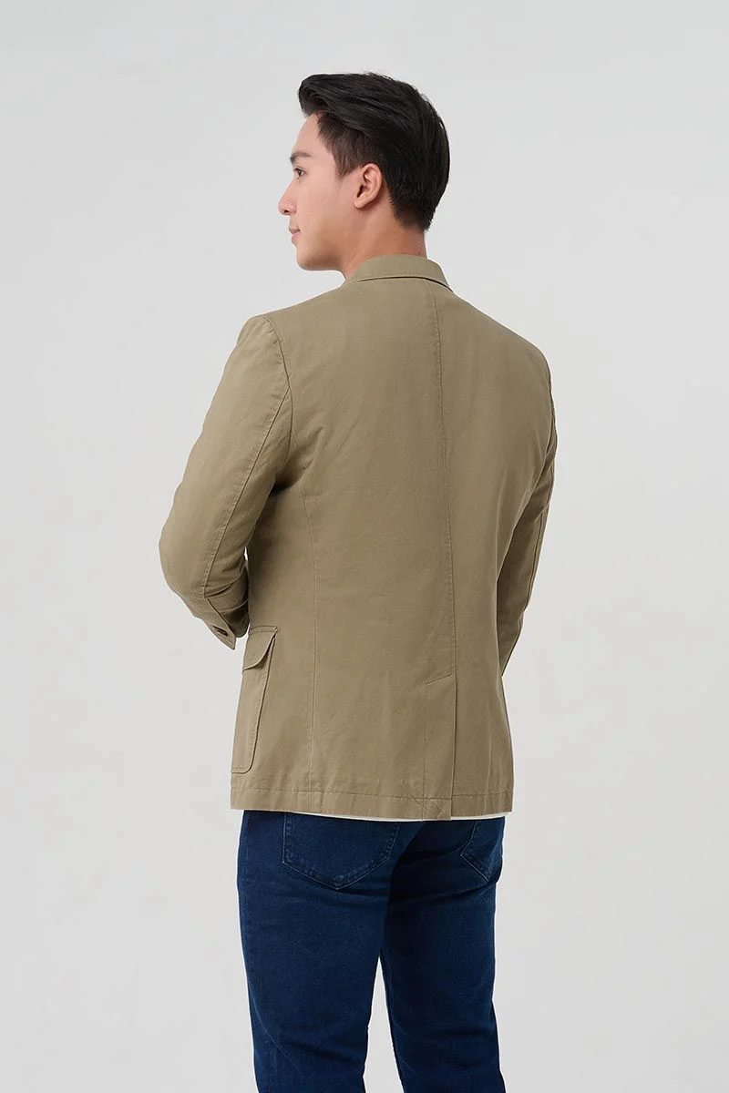 Áo vest blazer nam Merriman mã THMOV056 màu OLIVE