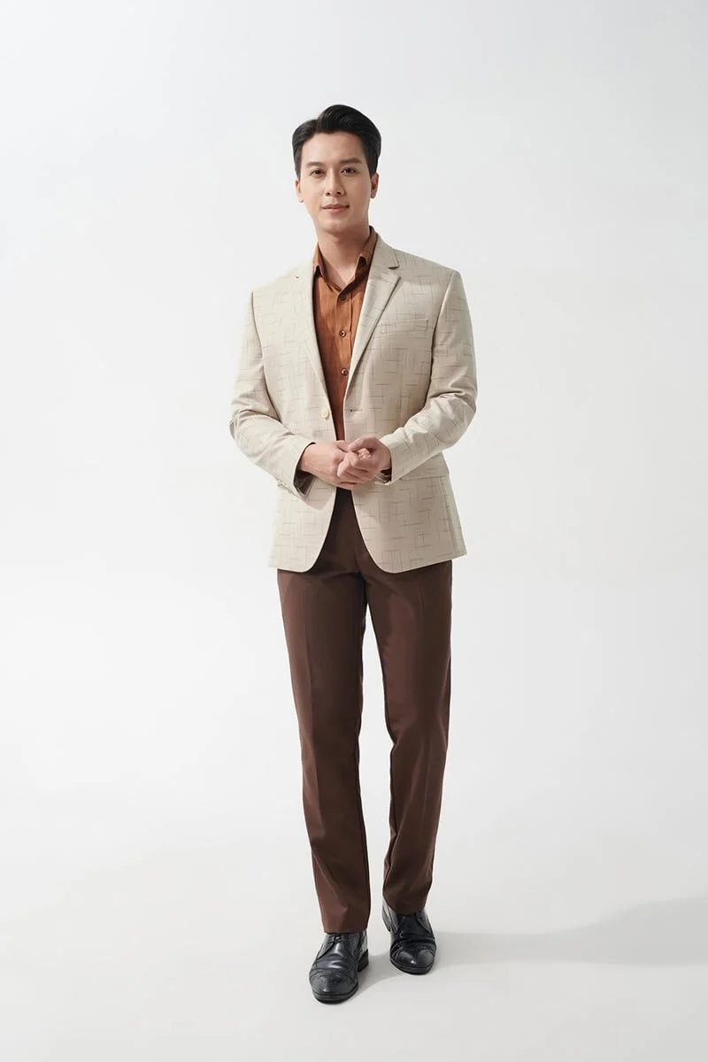 Áo khoác blazer nam cao cấp Merriman mã THMOV053